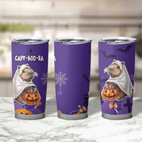 Capy-Boo-Ra Halloween Tumbler Cup Bats And Pumpkins Cute Style - Wonder Print Shop