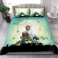 Capy-Boo-Ra Halloween Bedding Set Spooky Halloween Night With Pumpkins - Wonder Print Shop