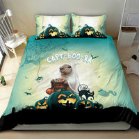 Capy-Boo-Ra Halloween Bedding Set Spooky Halloween Night With Pumpkins - Wonder Print Shop