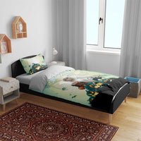 Capy-Boo-Ra Halloween Bedding Set Spooky Halloween Night With Pumpkins - Wonder Print Shop