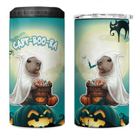 Capy-Boo-Ra Halloween 4 in 1 Can Cooler Tumbler Spooky Halloween Night With Pumpkins - Wonder Print Shop