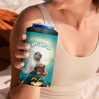Capy-Boo-Ra Halloween 4 in 1 Can Cooler Tumbler Spooky Halloween Night With Pumpkins - Wonder Print Shop