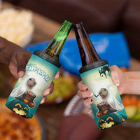 Capy-Boo-Ra Halloween 4 in 1 Can Cooler Tumbler Spooky Halloween Night With Pumpkins - Wonder Print Shop