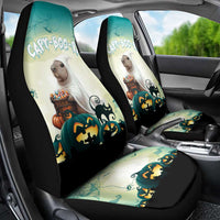 Capy-Boo-Ra Halloween Car Seat Cover Spooky Halloween Night With Pumpkins - Wonder Print Shop
