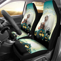 Capy-Boo-Ra Halloween Car Seat Cover Spooky Halloween Night With Pumpkins - Wonder Print Shop