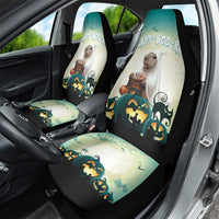 Capy-Boo-Ra Halloween Car Seat Cover Spooky Halloween Night With Pumpkins - Wonder Print Shop