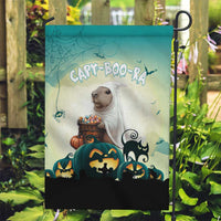 Capy-Boo-Ra Halloween Garden Flag Spooky Halloween Night With Pumpkins - Wonder Print Shop