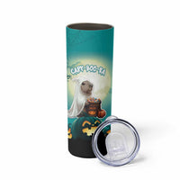 Capy-Boo-Ra Halloween Skinny Tumbler Spooky Halloween Night With Pumpkins - Wonder Print Shop