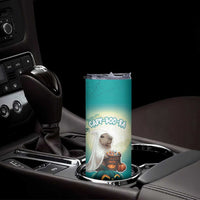Capy-Boo-Ra Halloween Skinny Tumbler Spooky Halloween Night With Pumpkins - Wonder Print Shop