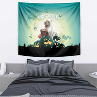 Capy-Boo-Ra Halloween Tapestry Spooky Halloween Night With Pumpkins - Wonder Print Shop