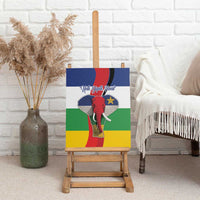 Central African Republic Republic Day 1958 Canvas Wall Art Unite, Dignite, Travail - Flag Style - Wonder Print Shop