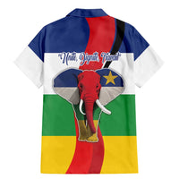 Central African Republic Republic Day 1958 Family Matching Mermaid Dress and Hawaiian Shirt Unite, Dignite, Travail - Flag Style - Wonder Print Shop