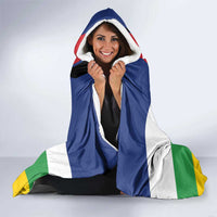 Central African Republic Republic Day 1958 Hooded Blanket Unite, Dignite, Travail - Flag Style