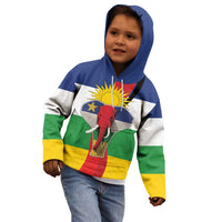 Central African Republic Republic Day 1958 Kid Hoodie Unite, Dignite, Travail - Flag Style - Wonder Print Shop