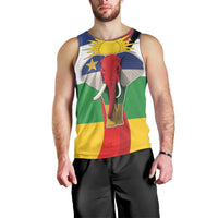 Central African Republic Republic Day 1958 Men Tank Top Unite, Dignite, Travail - Flag Style - Wonder Print Shop