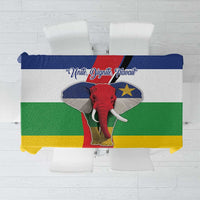 Central African Republic Republic Day 1958 Tablecloth Unite, Dignite, Travail - Flag Style - Wonder Print Shop