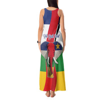Central African Republic Republic Day 1958 Tank Maxi Dress Unite, Dignite, Travail - Flag Style - Wonder Print Shop