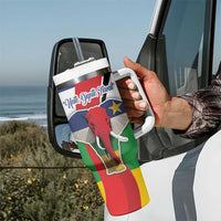 Central African Republic Republic Day 1958 Tumbler With Handle Unit, Dignit, Travail - Flag Style - Wonder Print Shop