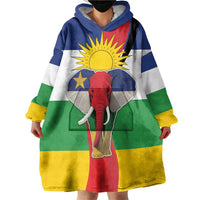 Central African Republic Republic Day 1958 Wearable Blanket Hoodie Unite, Dignite, Travail - Flag Style - Wonder Print Shop