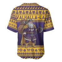 Merry Christmas from Vikingnations Baseball Jersey Valhalla-La Santa - Wonder Print Shop