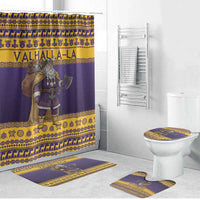 Merry Christmas from Vikingnations Bathroom Set Valhalla-La Santa - Wonder Print Shop