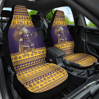 Merry Christmas from Vikingnations Car Seat Cover Valhalla-La Santa - Wonder Print Shop