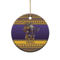 Merry Christmas from Vikingnations Ceramic Ornament Valhalla-La Santa - Wonder Print Shop