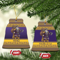 Merry Christmas from Vikingnations Ceramic Ornament Valhalla-La Santa - Wonder Print Shop