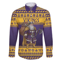 Merry Christmas from Vikingnations Family Matching Puletasi and Hawaiian Shirt Valhalla-La Santa - Wonder Print Shop