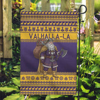 Merry Christmas from Vikingnations Garden Flag Valhalla-La Santa - Wonder Print Shop