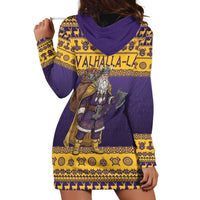 Merry Christmas from Vikingnations Hoodie Dress Valhalla-La Santa - Wonder Print Shop
