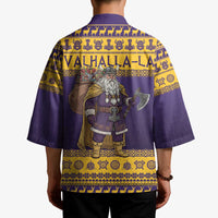 Merry Christmas from Vikingnations Kimono Valhalla-La Santa - Wonder Print Shop