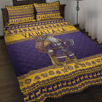 Merry Christmas from Vikingnations Quilt Bed Set Valhalla-La Santa - Wonder Print Shop