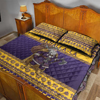 Merry Christmas from Vikingnations Quilt Bed Set Valhalla-La Santa - Wonder Print Shop