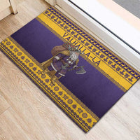 Merry Christmas from Vikingnations Rubber Doormat Valhalla-La Santa - Wonder Print Shop
