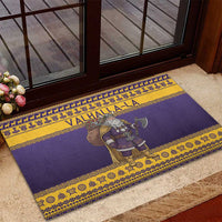 Merry Christmas from Vikingnations Rubber Doormat Valhalla-La Santa - Wonder Print Shop