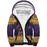 Merry Christmas from Vikingnations Sherpa Hoodie Valhalla-La Santa - Wonder Print Shop