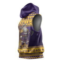 Merry Christmas from Vikingnations Sleeveless Hoodie Valhalla-La Santa - Wonder Print Shop