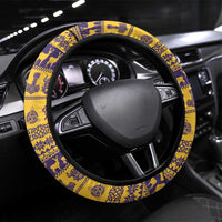 Merry Christmas from Vikingnations Steering Wheel Cover Valhalla-La Santa - Wonder Print Shop