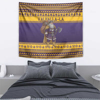 Merry Christmas from Vikingnations Tapestry Valhalla-La Santa - Wonder Print Shop