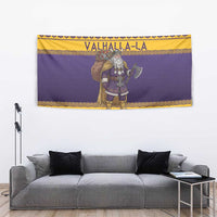 Merry Christmas from Vikingnations Tapestry Valhalla-La Santa - Wonder Print Shop