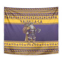 Merry Christmas from Vikingnations Tapestry Valhalla-La Santa - Wonder Print Shop