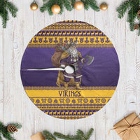 Merry Christmas from Vikingnations Tree Skirt Valhalla-La Santa - Wonder Print Shop