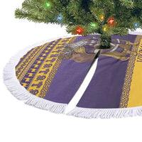 Merry Christmas from Vikingnations Tree Skirt Valhalla-La Santa - Wonder Print Shop