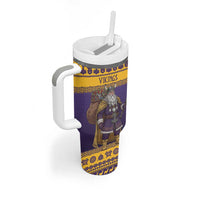 Merry Christmas from Vikingnations Tumbler With Handle Valhalla-La Santa - Wonder Print Shop
