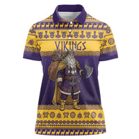 Merry Christmas from Vikingnations Women Polo Shirt Valhalla-La Santa - Wonder Print Shop