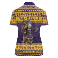 Merry Christmas from Vikingnations Women Polo Shirt Valhalla-La Santa - Wonder Print Shop