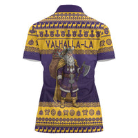 Merry Christmas from Vikingnations Women Polo Shirt Valhalla-La Santa - Wonder Print Shop