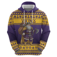 Merry Christmas from Vikingnations Zip Hoodie Valhalla-La Santa - Wonder Print Shop