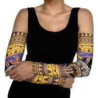 Viking-Inspired Football Christmas Arm Sleeves Valhalla-la Viking Warrior - Wonder Print Shop